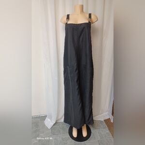 ASHLY BREANT SIZE L.Jumper Dress  Black Sleeveless Jumpsuit